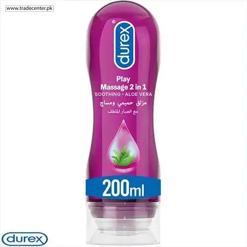 Durex Play Massage 2 in 1 Soothing Aloe Vera 200ml Durex Play Massage 2 in 1 Soothing Aloe Vera 200ml | Online in Pakistan TradeCenter.PK