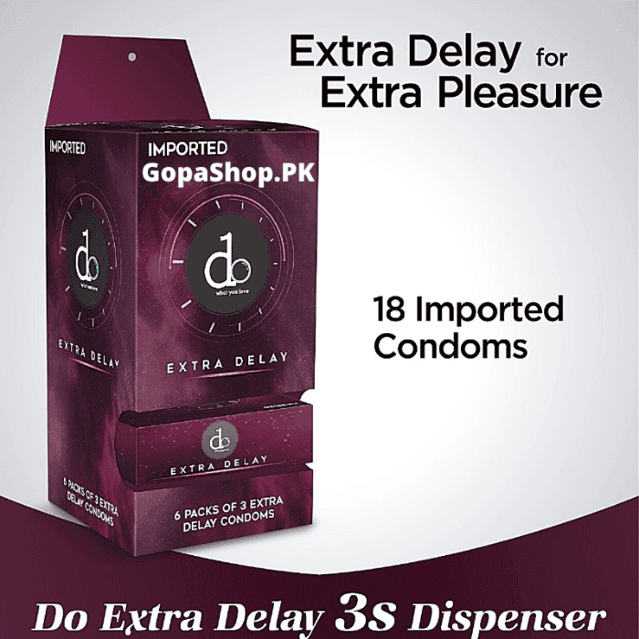 DO Extra Delay Condoms - Shop Online Pakistan DO Extra Delay Condoms - Shop Online Pakistan
