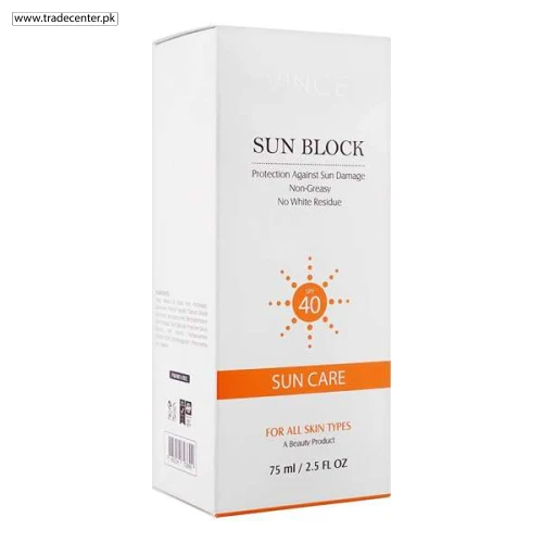 Vince Sunblock Cream Vince Sunblock Cream | Online in Pakistan TradeCenter.PK